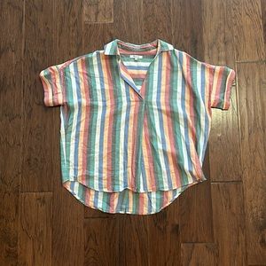 Colorfully striped shirt